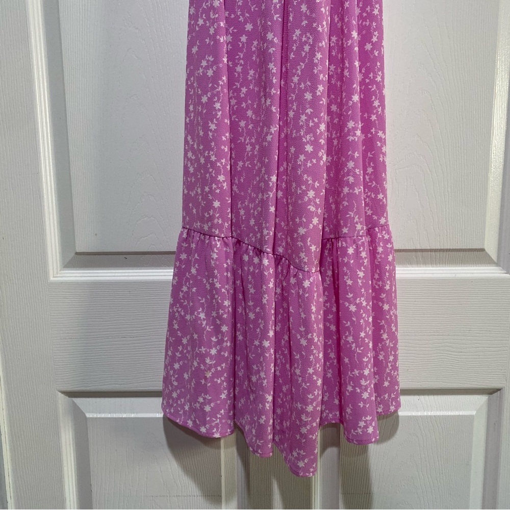 BB DAKOTA by Steve Madden Dress Pink Petal Heart Dress Size‎ Medium - Picture 6 of 9